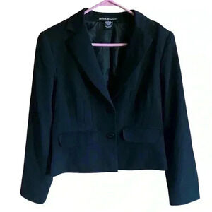 Classic Black Blazer by Leslie Stuart size 2